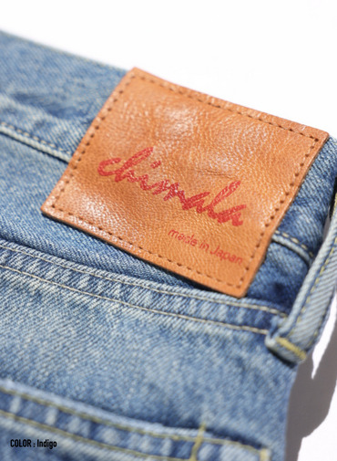 ストレートカット / UNISEX 13.5OZ SELVEDGE DENIM STRAIGHT CUT (SHORT)  詳細画像 Indigo 12