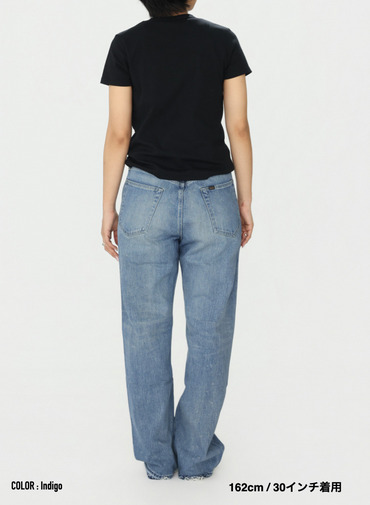ストレートカット / UNISEX 13.5OZ SELVEDGE DENIM STRAIGHT CUT (SHORT)  詳細画像 Indigo 15