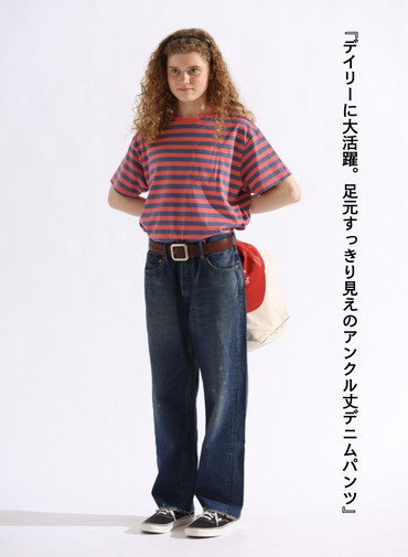 ヴィンテージアンクル / MEN'S 13.5OZ SELVEDGE DENIM VINTAGE ANKLE CUT  詳細画像 Indigo 1