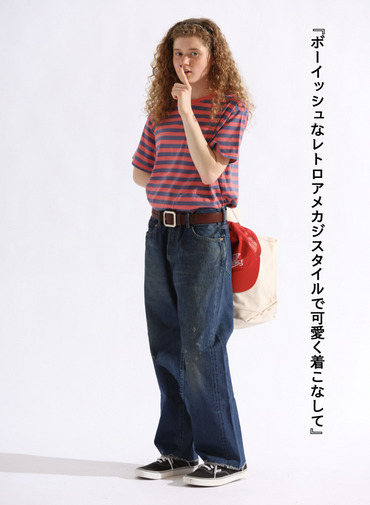 ヴィンテージアンクル / MEN'S 13.5OZ SELVEDGE DENIM VINTAGE ANKLE CUT  詳細画像 Indigo 3