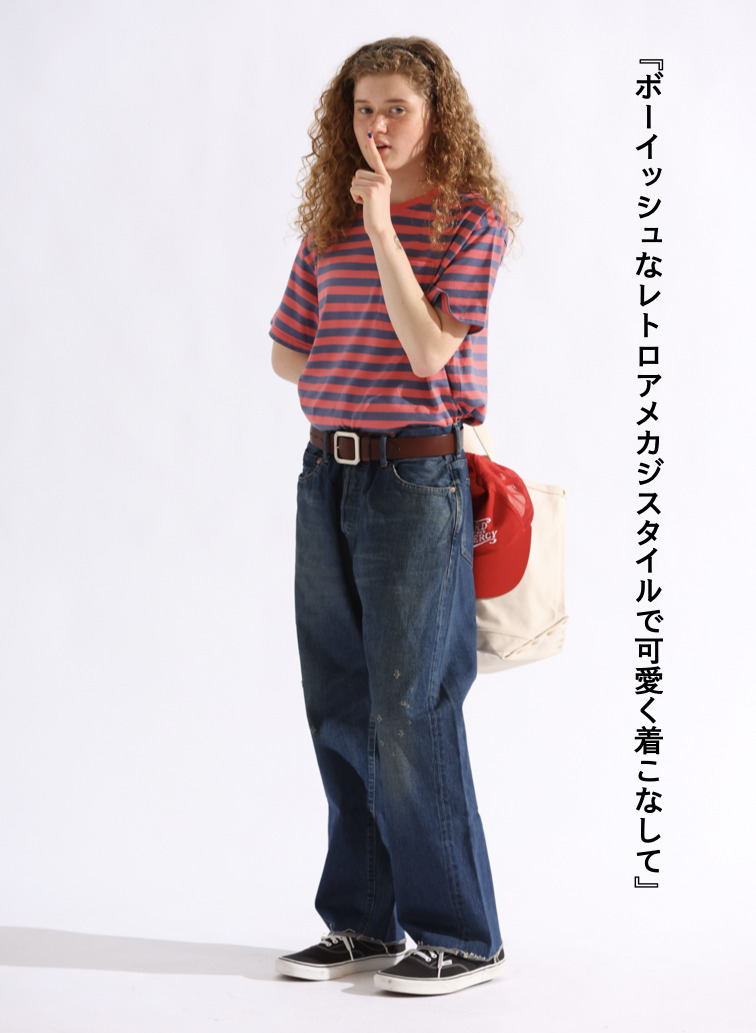ヴィンテージアンクル / MEN'S 13.5OZ SELVEDGE DENIM VINTAGE ANKLE CUT  詳細画像 Indigo 3