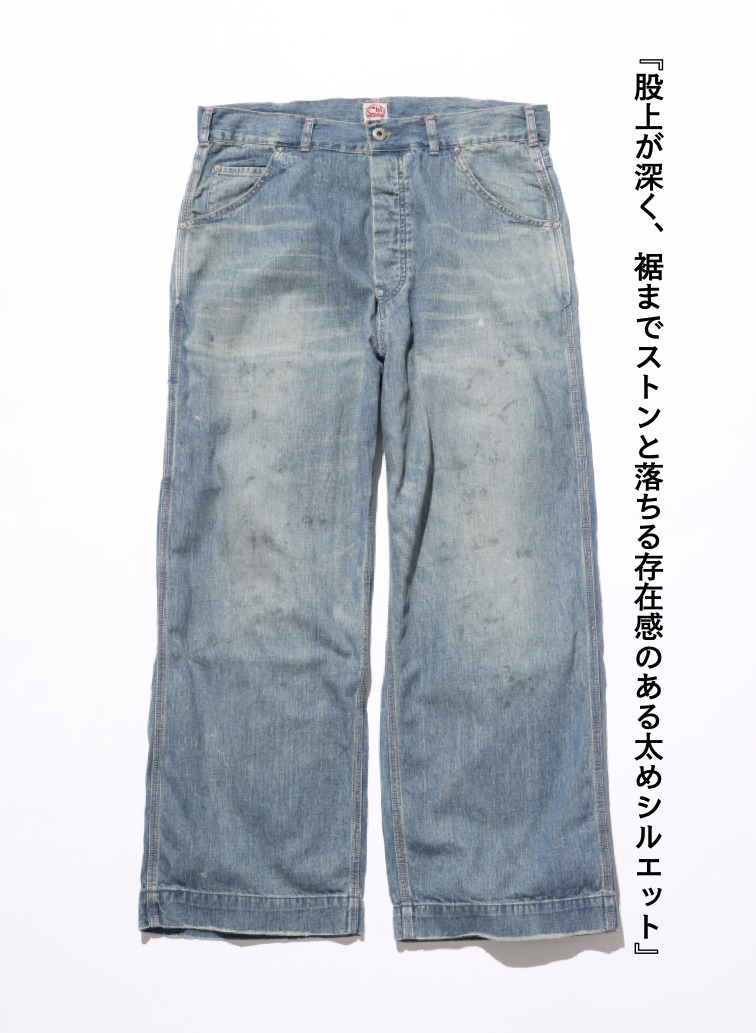 ペインターパンツ / UNISEX 8OZ W WIDTH DENIM PAINTER PANTS (SHORT) 詳細画像 Indigo 5