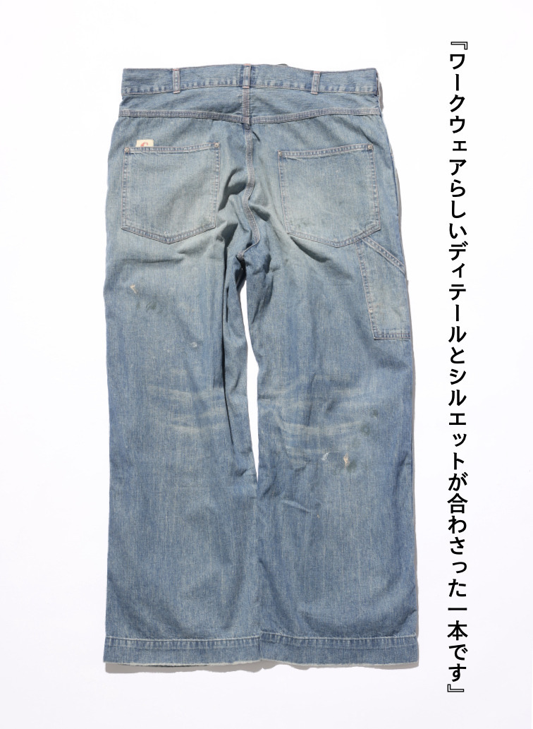 ペインターパンツ / UNISEX 8OZ W WIDTH DENIM PAINTER PANTS (SHORT) 詳細画像 Indigo 6