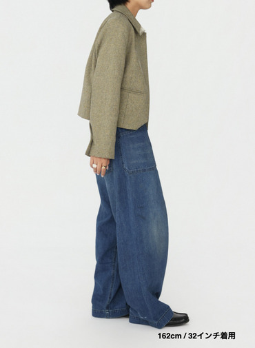 デッキトラウザーズ / UNISEX USN DENIM DECK TROUSERS&nbsp; 詳細画像 Indigo 15