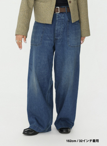 デッキトラウザーズ / UNISEX USN DENIM DECK TROUSERS&nbsp; 詳細画像 Indigo 18