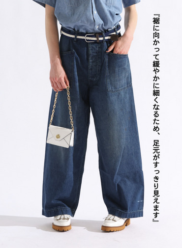 デッキトラウザーズ / UNISEX USN DENIM DECK TROUSERS&nbsp; 詳細画像 Indigo 3