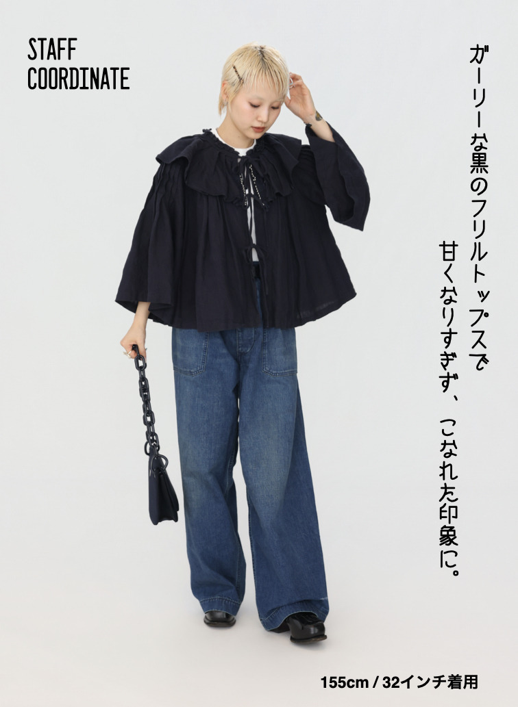 デッキトラウザーズ / UNISEX USN DENIM DECK TROUSERS&nbsp; 詳細画像 Indigo 1