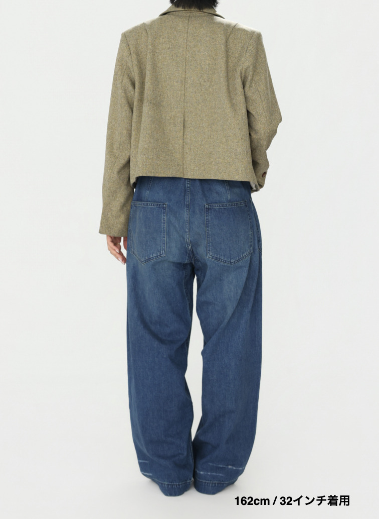 デッキトラウザーズ / UNISEX USN DENIM DECK TROUSERS&nbsp; 詳細画像 Indigo 14