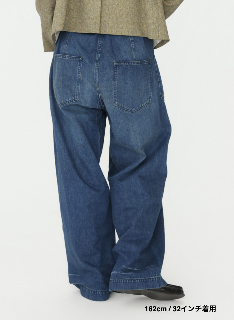 デッキトラウザーズ / UNISEX USN DENIM DECK TROUSERS&nbsp; 詳細画像 Indigo 19