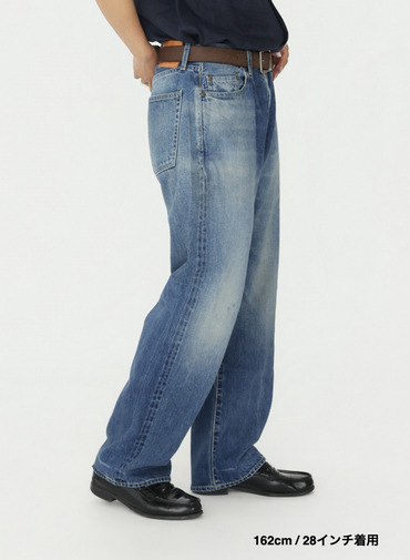 ヴィンテージストレートカット / WOMEN'S 13.5OZ SELVEDGE DENIM VINTAGE STRAIGHT CUT 詳細画像 Indigo 12