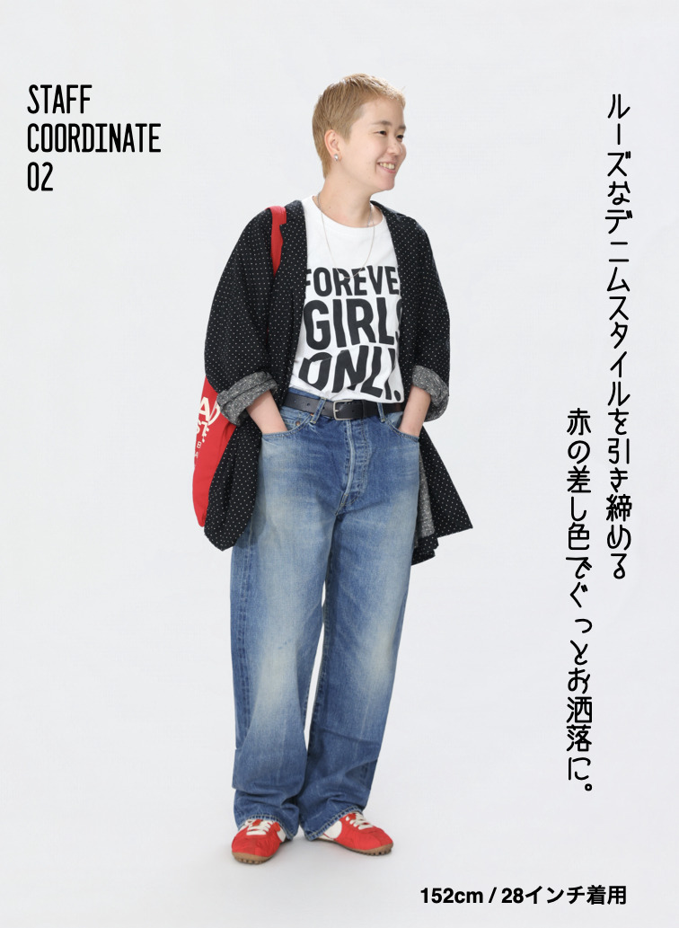 【ESSENTIALS】ヴィンテージストレートカット / WOMEN'S 13.5OZ SELVEDGE DENIM VINTAGE STRAIGHT CUT 詳細画像 Indigo 8