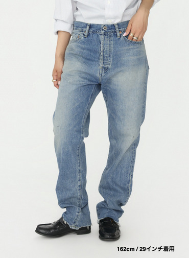 ナローテーパードカット / WOMEN'S 13.5OZ SELVEDGE DENIM NARROW TAPERED CUT 詳細画像 Indigo 17