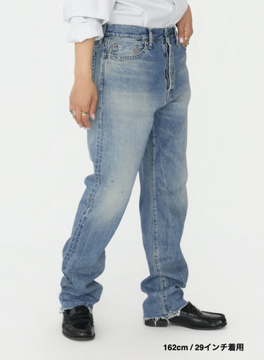 ナローテーパードカット / WOMEN'S 13.5OZ SELVEDGE DENIM NARROW TAPERED CUT 詳細画像 Indigo 20
