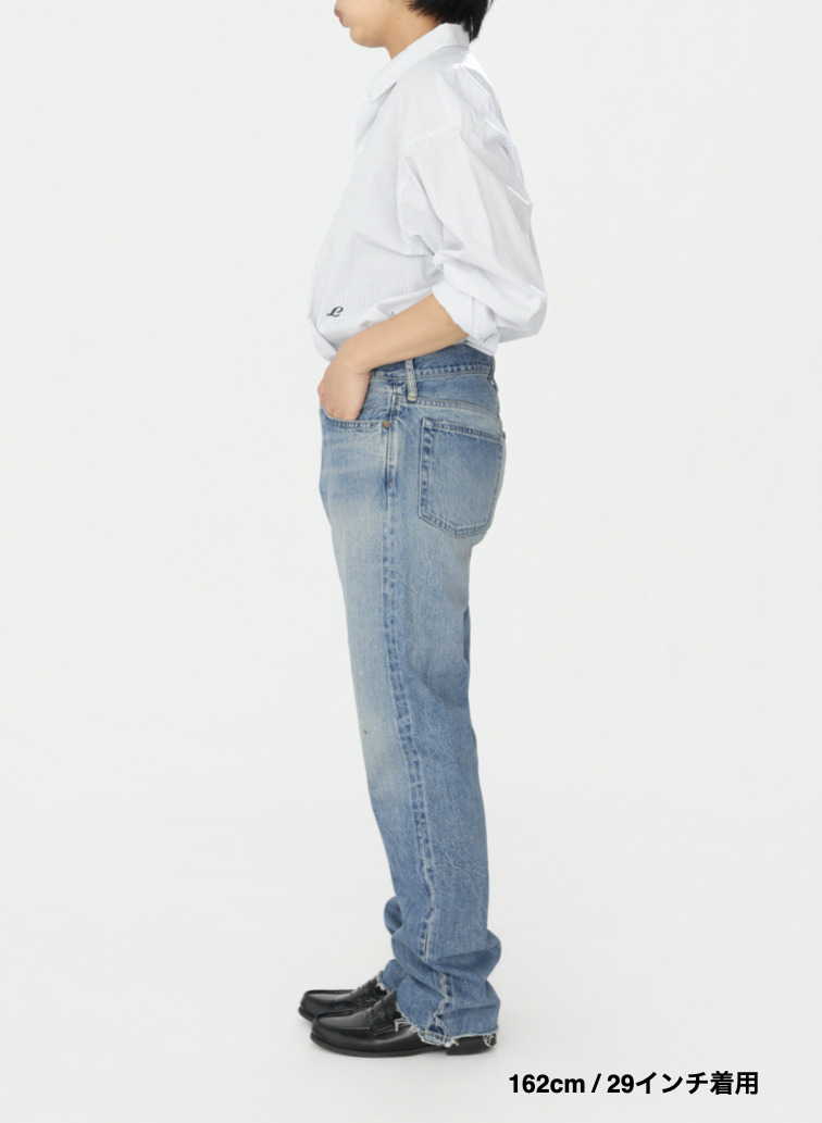 ナローテーパードカット / WOMEN'S 13.5OZ SELVEDGE DENIM NARROW TAPERED CUT 詳細画像 Indigo 13