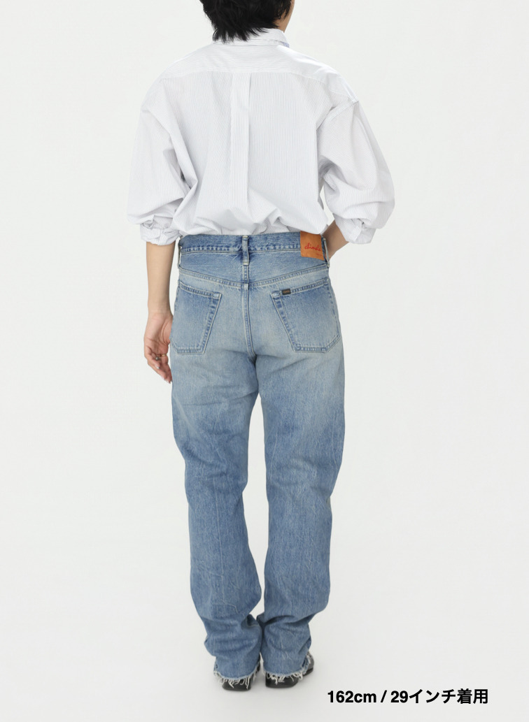 ナローテーパードカット / WOMEN'S 13.5OZ SELVEDGE DENIM NARROW TAPERED CUT 詳細画像 Indigo 14