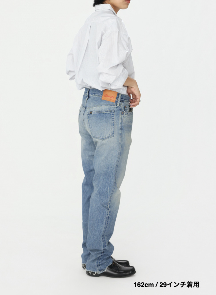 ナローテーパードカット / WOMEN'S 13.5OZ SELVEDGE DENIM NARROW TAPERED CUT 詳細画像 Indigo 15