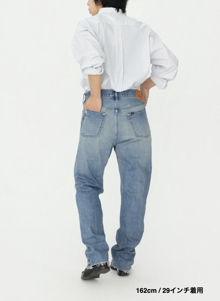 ナローテーパードカット / WOMEN'S 13.5OZ SELVEDGE DENIM NARROW TAPERED CUT 詳細画像 Indigo 16