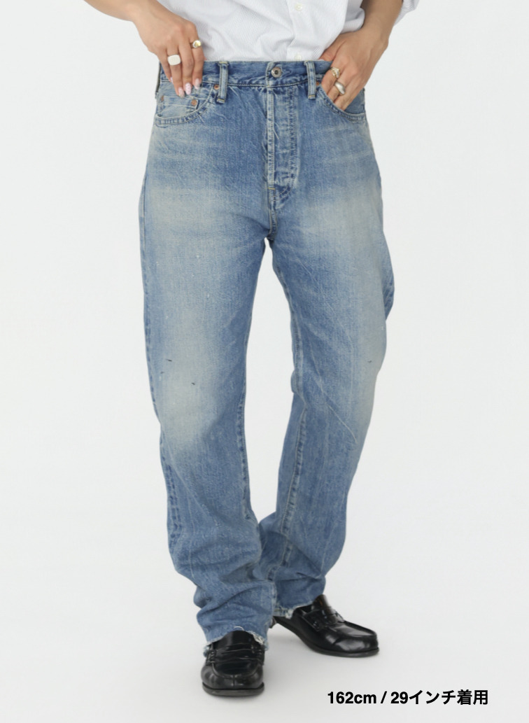 ナローテーパードカット / WOMEN'S 13.5OZ SELVEDGE DENIM NARROW TAPERED CUT 詳細画像 Indigo 18