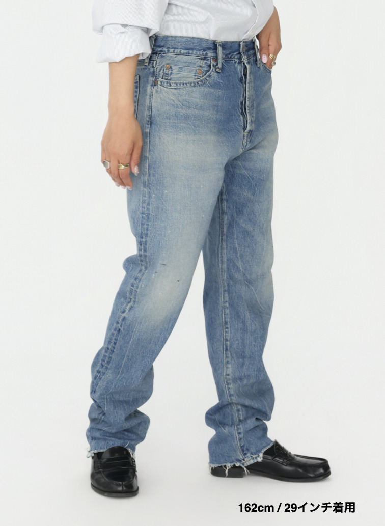 ナローテーパードカット / WOMEN'S 13.5OZ SELVEDGE DENIM NARROW TAPERED CUT 詳細画像 Indigo 20