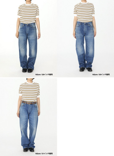 ナローストレートカット / WOMEN'S 13.5OZ SELVEDGE DENIM NARROW STRAIGHT CUT  詳細画像 Indigo 1