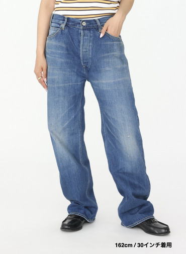 ナローストレートカット / WOMEN'S 13.5OZ SELVEDGE DENIM NARROW STRAIGHT CUT  詳細画像 Indigo 11