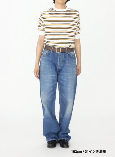 ナローストレートカット / WOMEN'S 13.5OZ SELVEDGE DENIM NARROW STRAIGHT CUT  詳細画像 Indigo 14