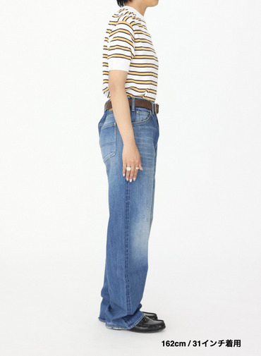 ナローストレートカット / WOMEN'S 13.5OZ SELVEDGE DENIM NARROW STRAIGHT CUT  詳細画像 Indigo 15