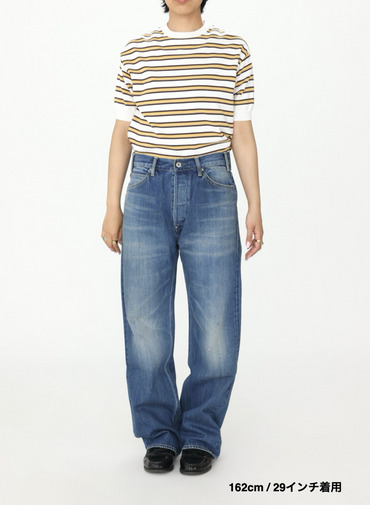ナローストレートカット / WOMEN'S 13.5OZ SELVEDGE DENIM NARROW STRAIGHT CUT  詳細画像 Indigo 2