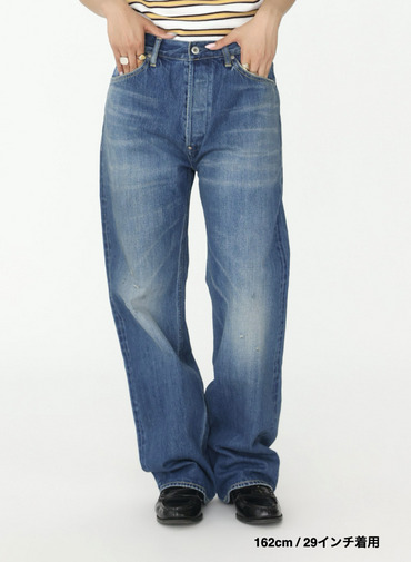 ナローストレートカット / WOMEN'S 13.5OZ SELVEDGE DENIM NARROW STRAIGHT CUT  詳細画像 Indigo 5