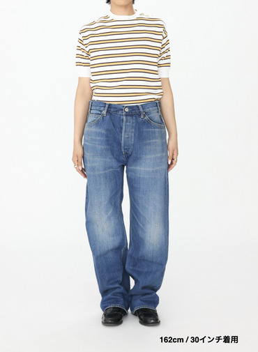 ナローストレートカット / WOMEN'S 13.5OZ SELVEDGE DENIM NARROW STRAIGHT CUT  詳細画像 Indigo 8