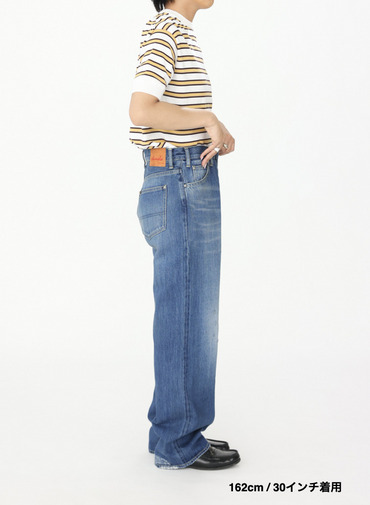 ナローストレートカット / WOMEN'S 13.5OZ SELVEDGE DENIM NARROW STRAIGHT CUT  詳細画像 Indigo 9