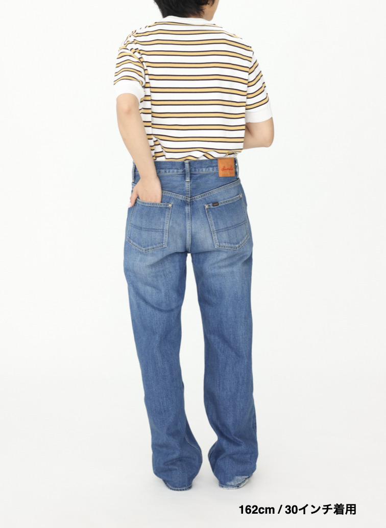 ナローストレートカット / WOMEN'S 13.5OZ SELVEDGE DENIM NARROW STRAIGHT CUT  詳細画像 Indigo 10