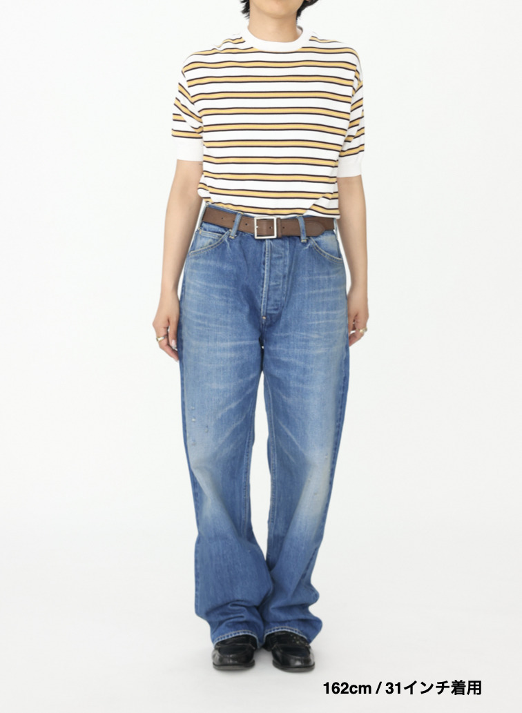 ナローストレートカット / WOMEN'S 13.5OZ SELVEDGE DENIM NARROW STRAIGHT CUT  詳細画像 Indigo 14