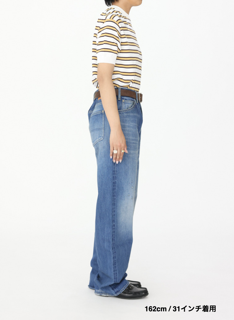 ナローストレートカット / WOMEN'S 13.5OZ SELVEDGE DENIM NARROW STRAIGHT CUT  詳細画像 Indigo 15
