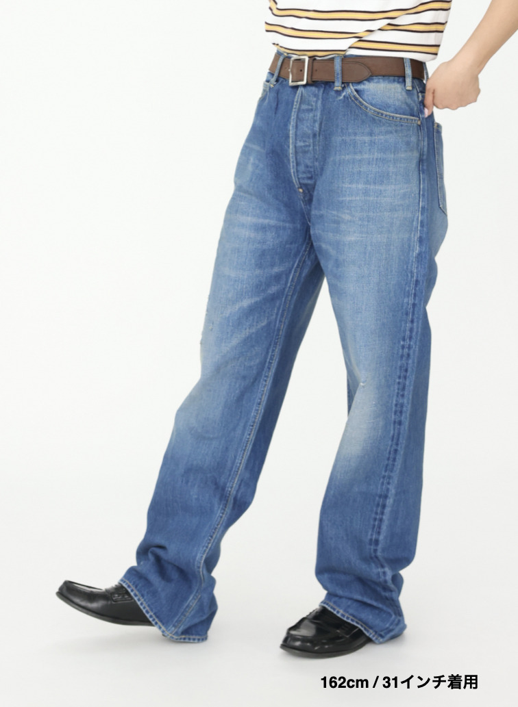 ナローストレートカット / WOMEN'S 13.5OZ SELVEDGE DENIM NARROW STRAIGHT CUT  詳細画像 Indigo 17