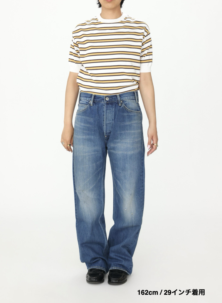ナローストレートカット / WOMEN'S 13.5OZ SELVEDGE DENIM NARROW STRAIGHT CUT  詳細画像 Indigo 2