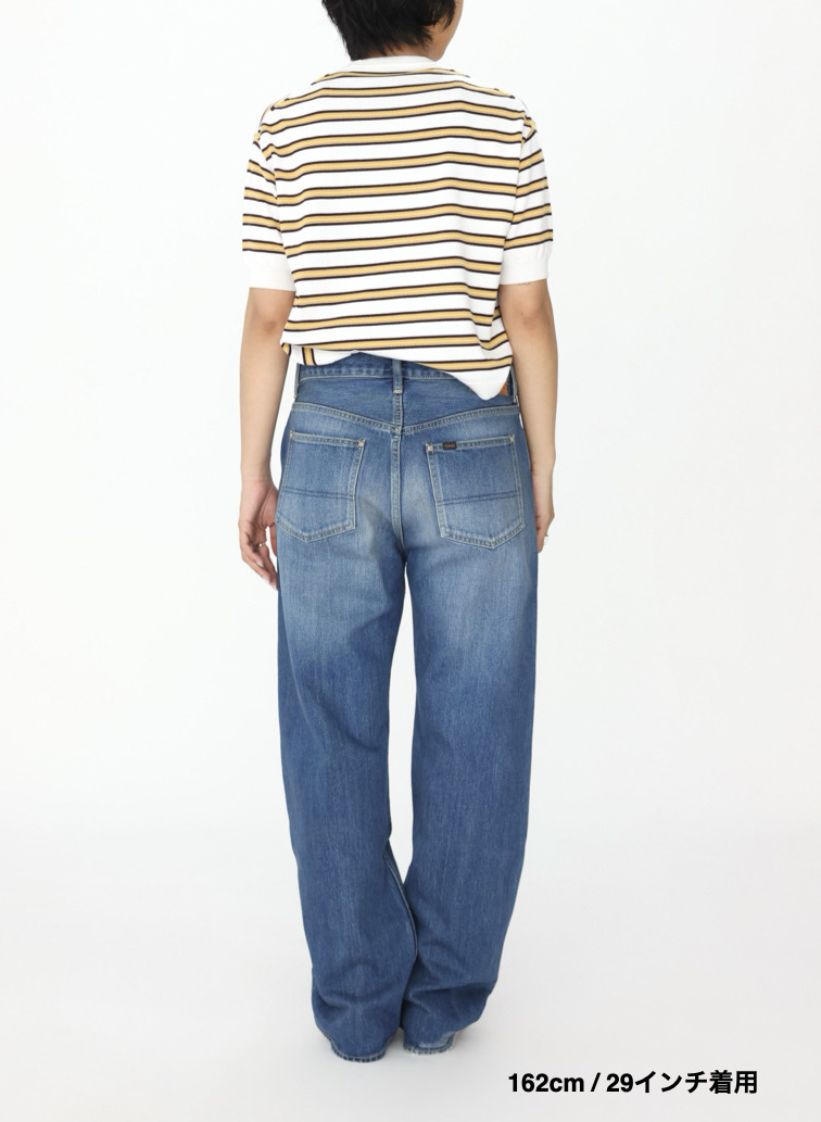 ナローストレートカット / WOMEN'S 13.5OZ SELVEDGE DENIM NARROW STRAIGHT CUT  詳細画像 Indigo 4