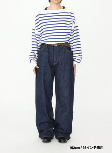 ストレートカット / UNISEX 13.5OZ SELVEDGE DENIM STRAIGHT CUT 詳細画像 Indigo 12