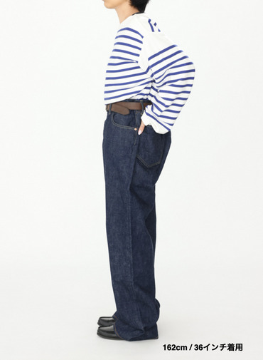 ストレートカット / UNISEX 13.5OZ SELVEDGE DENIM STRAIGHT CUT 詳細画像 Indigo 13