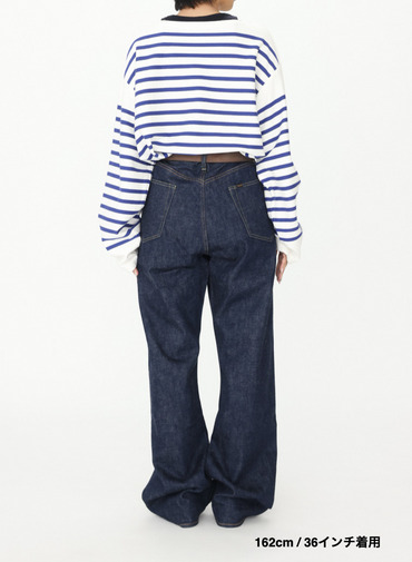ストレートカット / UNISEX 13.5OZ SELVEDGE DENIM STRAIGHT CUT 詳細画像 Indigo 14
