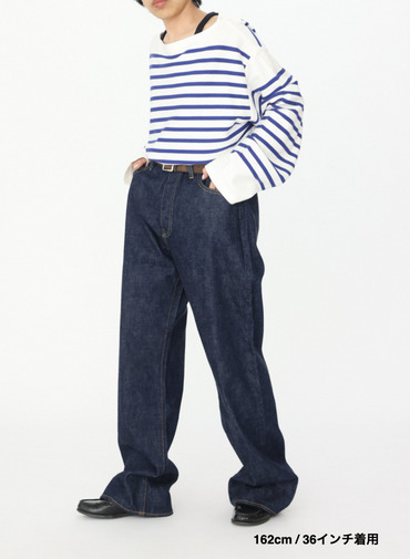 ストレートカット / UNISEX 13.5OZ SELVEDGE DENIM STRAIGHT CUT 詳細画像 Indigo 15