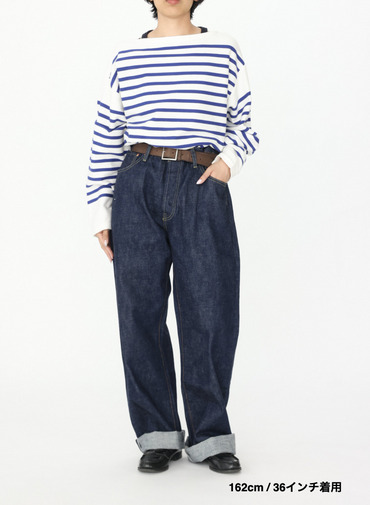 ストレートカット / UNISEX 13.5OZ SELVEDGE DENIM STRAIGHT CUT 詳細画像 Indigo 16
