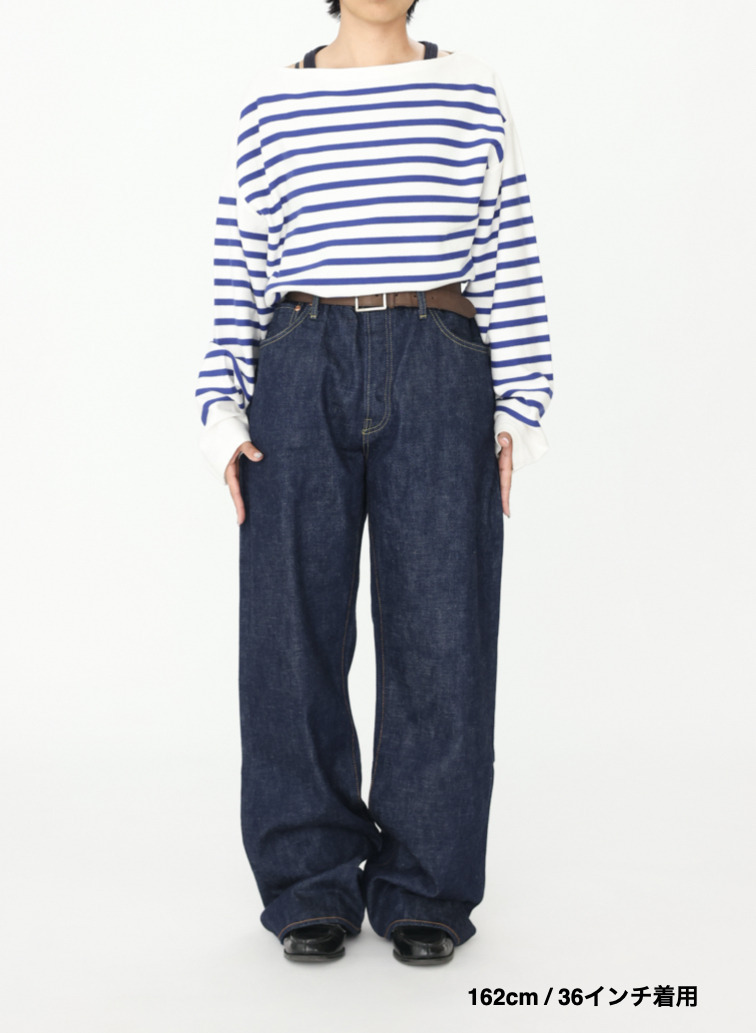 ストレートカット / UNISEX 13.5OZ SELVEDGE DENIM STRAIGHT CUT 詳細画像 Indigo 12