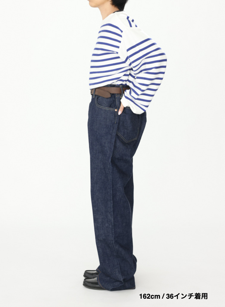 ストレートカット / UNISEX 13.5OZ SELVEDGE DENIM STRAIGHT CUT 詳細画像 Indigo 13