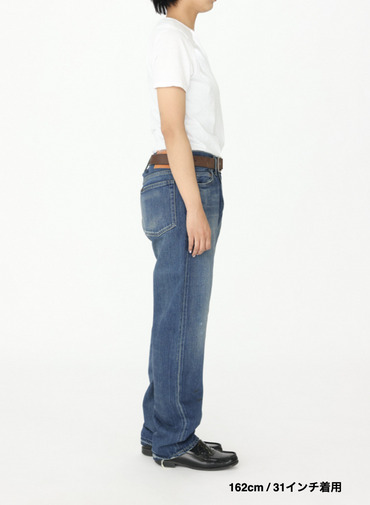 ナローテーパードカット / WOMEN'S 13.5OZ SELVEDGE DENIM NARROW TAPERED CUT  詳細画像 Indigo 11