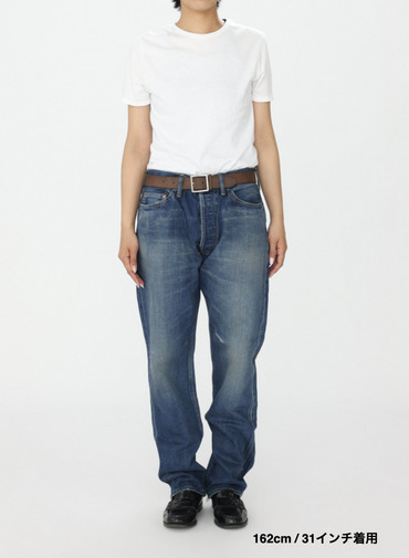 ナローテーパードカット / WOMEN'S 13.5OZ SELVEDGE DENIM NARROW TAPERED CUT  詳細画像 Indigo 9
