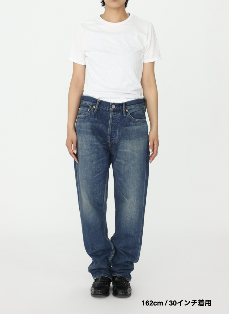ナローテーパードカット / WOMEN'S 13.5OZ SELVEDGE DENIM NARROW TAPERED CUT  詳細画像 Indigo 1