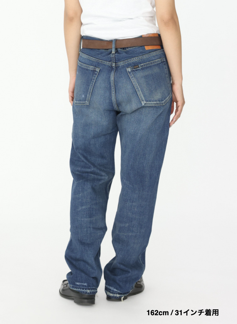 ナローテーパードカット / WOMEN'S 13.5OZ SELVEDGE DENIM NARROW TAPERED CUT  詳細画像 Indigo 15