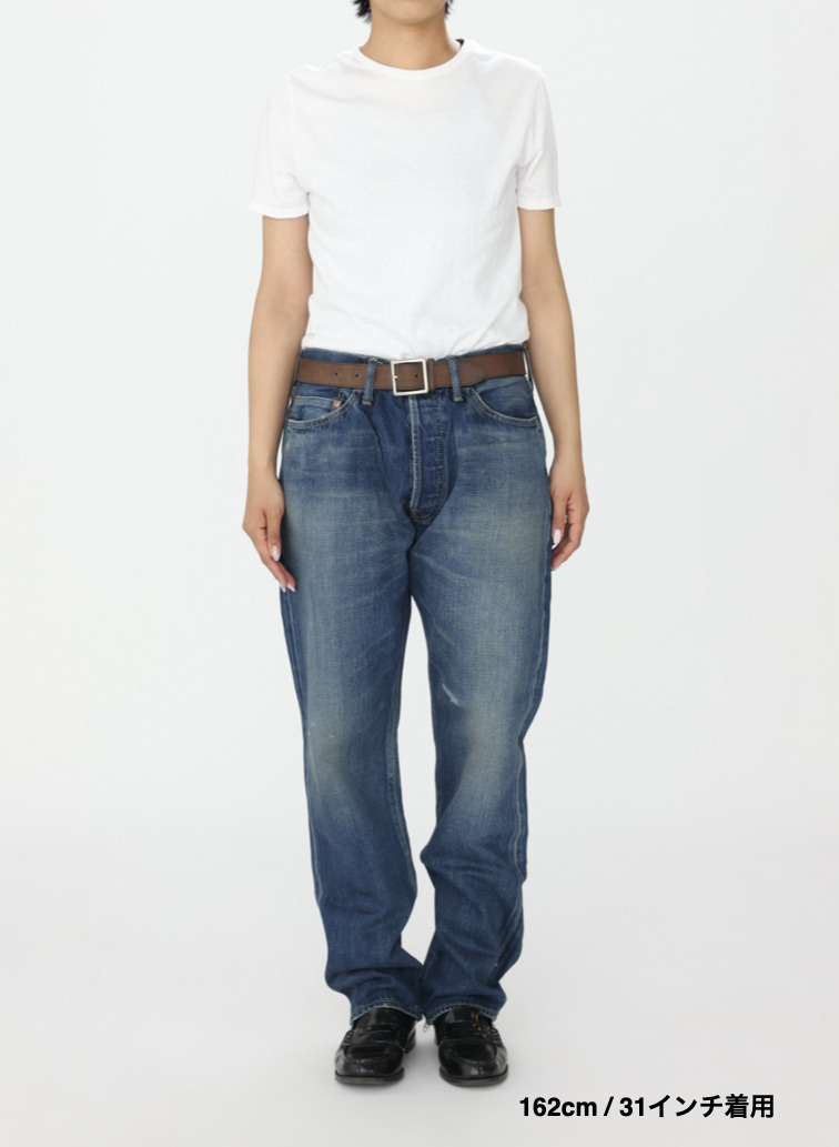 ナローテーパードカット / WOMEN'S 13.5OZ SELVEDGE DENIM NARROW TAPERED CUT  詳細画像 Indigo 9