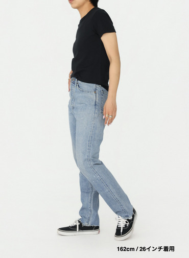 ナローテーパードカット / WOMEN'S 13.5OZ SELVEDGE DENIM NARROW TAPERED CUT (L丈) 詳細画像 Indigo 12